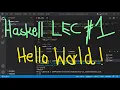 Haskell Programming Tutorial 1 Print in Haskell Coursework help for Haskell UBprogrammer