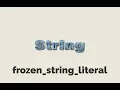 Episode - Frozen String Literal