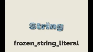 Episode - Frozen String Literal