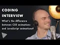 What s the difference between CSS animations and JavaScript animations ft Bruno Simon Prismic