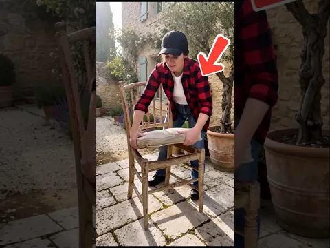I Turned This Useless Old Chair Into Secret Hidden Storage! #diy