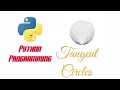 Python turtle Graphics Tangent circles
