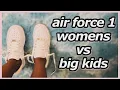Nike Air Force 1 Review Women s VS Big Kids Which One Should You Get Nesianni