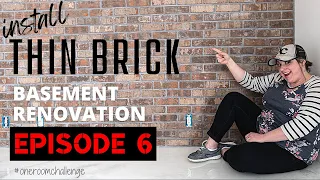 Simple Thin Brick Installation Guide On Drywall Brick Accent Wall Old Mill Brick Brickwebb Sheets