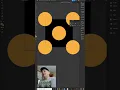 Polka dot pattern in Adobe Illustrator One minute tutorial