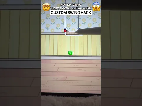 MOST CREATIVE WAY TO MAKE CUSTOM SWINGS 😱 YOU NEED TO TRY THIS ASAP 💕 by @tocax.lifex.worldx