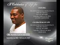 Homegoing Celebration for Mr Ronnie Earl Andrews