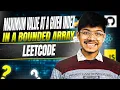 Maximum Value at a Given Index in a Bounded Array Math Binary Search Leetcode 1802