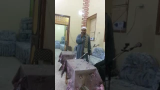 يرفع الاذان الشيخ محمد وحيد دندنها
