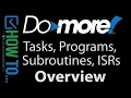 BRX Do-more Designer Tasks Programs Subroutines ISR from AutomationDirect