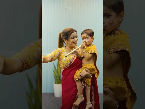 Aaj sikhate hain Kanha ji ke liye pyari si dress, jise aap ghar par aasani se bana sakte ho. ✨💙