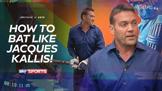 How to bat like Jacques Kallis! | 2015 batting masterclass
