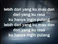 Lagu Souljah -Hanya ingin  pulang (Video Lirik)