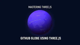 Github Globe Clone using Three js Three js Portfolio Website