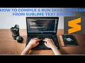 Sublime Text editor configuration