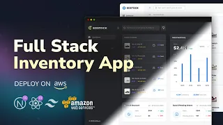 Build Nextjs Inventory Management Dashboard Deploy on AWS Postgres Node Tailwind EC2 RDS S3