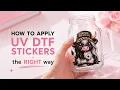 How to Apply UV DTF Stickers the RIGHT Way Complete Beginner Guide