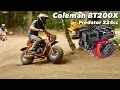 Coleman BT200X Mini Bike Performance Parts Build predator 224 Ghost 212cc Part 2
