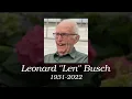 Founder Namesake of Len Busch Roses Dies