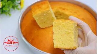 كيكة الأصلية بطريقة مختصرة بدون خلاط ولا مضرب في 5 دقائق فقط هشة وخفيفة جدا وطعمها روعة مع رباح محمد 