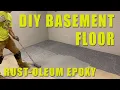 Rust-Oleum EpoxyShield Easy Basement Floor Application Guide Review