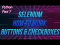 Python How To Work With Selenium Buttons And Checkboxes