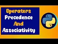 Python Operator Precedence Associativity Essentials ByteAdmin