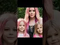 Avril Lavigne with her daughters