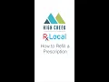 How to Refill Your Prescription on the RxLocal App - High Creek Pharmacy