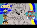 Coloring Paw Patrol Chase Chase Paw Patrol Chase Paw Patrol Coloring Page Coloring Chase YES Toys