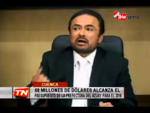 68 millones de dólares alcanza el presupuesto de la prefectura del Azuay para el 2016