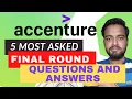 Accenture Final Round Interview Question Answer-Fresher Accenture Interview Question Accenture