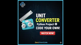 Build a Unit Converter App in Python Stop Writing Boring Code Build This Python Unit Converter