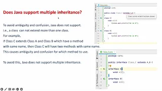 Does Java support multiple inheritance
