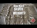 How Much Silver Weight in a BIG Gorham Sterling Silver Set