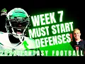 Week 7 MUST START Defenses-2022 Fantasy Football