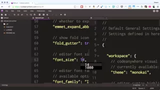 How to Configure the Code Anywhere v6 Workspace