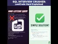 Solving LeetCode Exchange Seats