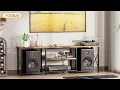 Lagu Yorbay TV-Lowboard für Fernseher im Industrie-Design, 160 cm