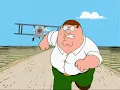 Peter runs from plane origin - Family Guy North By Northwest parody