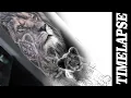 Lion 3 Cubs - TATTOO TIMELAPSE