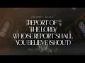 Download Lagu Charity Gayle - Report of the Lord/Whose Report Shall You Believe (Shout)