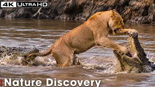 No Mercy in the Wild | Epic Battles Between Lions and Crocodiles | Wild Animals | Nature Life
