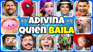 ¡Adivina Quién Baila! Los Mejores BAILES 2026😱¿Quién Baila Mejor?🤔Rumi💜Cristiano⚽Spider-Man❤️Messi🩵