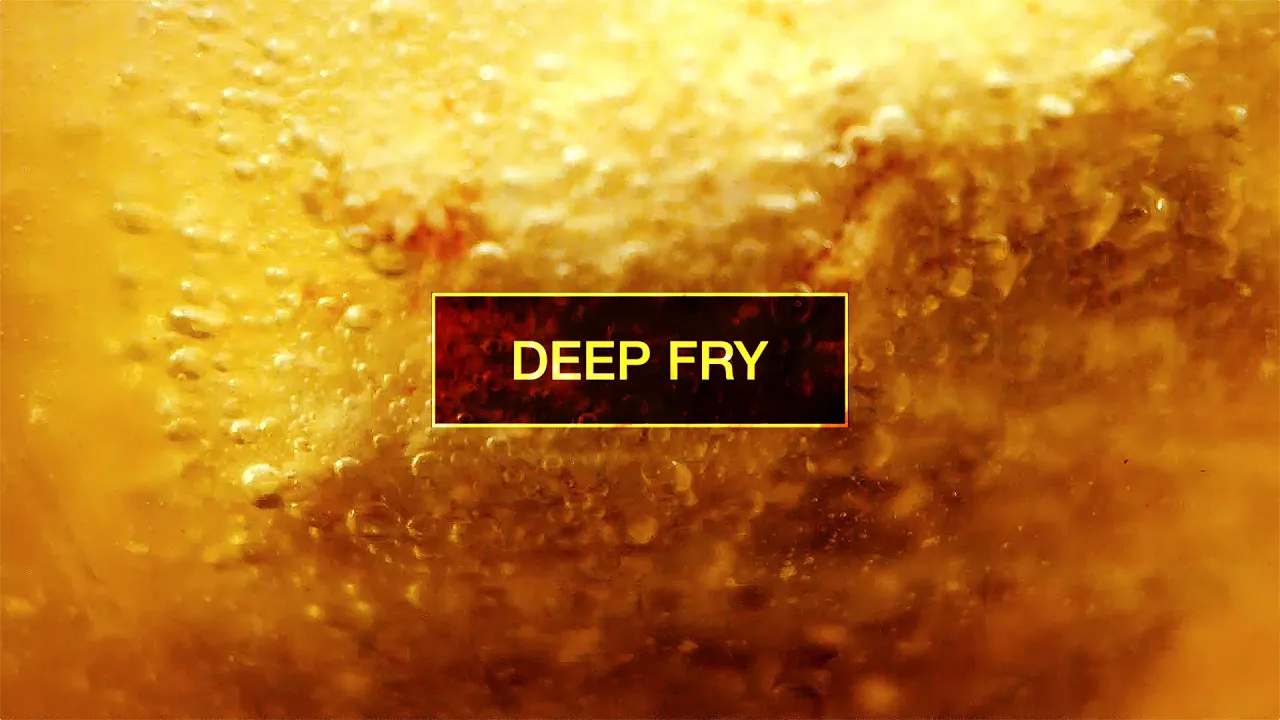 Slow Motion Food #3 : Deep Fry   Kitchen Verb
