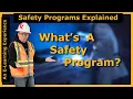 What s a Safety Program Health and Safety Programs Explained
