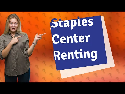 Download MP3 How much does it cost to rent out a Staples Center?