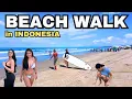 Download Lagu [4K] 🇮🇩 BALI BEACH WALK - Zie ochtend activiteiten in Kuta beach, BALI Indonesië