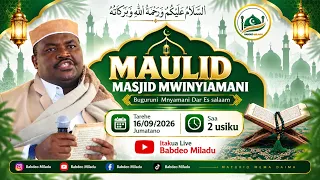 🔴LIVE MAULID MASJID MWINYIAMANI 1448H/2026