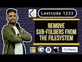 Remove Sub-Folders from the Filesystem Leetcode 1233 String Sorting